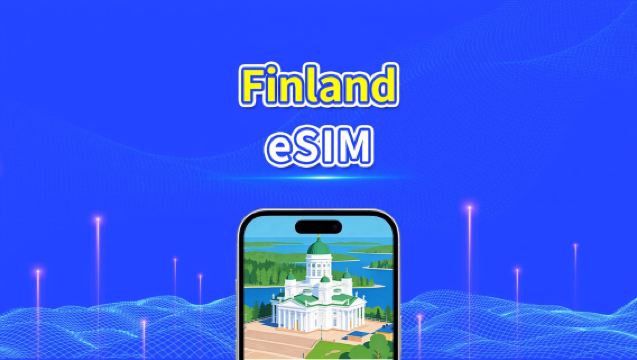 eSIM Finland | 5G/4G | Data berkelajuan tinggi | 24 jam | 1-30 hari | Kod QR