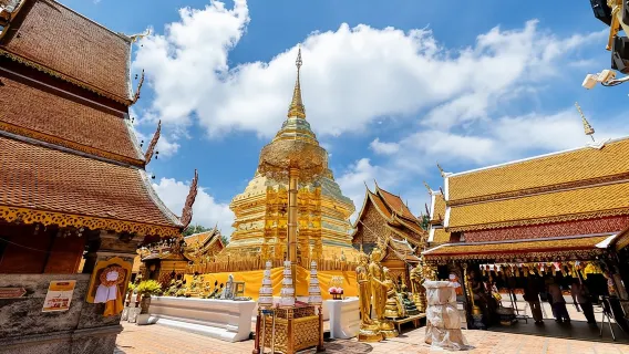 Templos Secretos Privados de Suthep-PhaLat y Cascada Pegajosa - Almuerzo Tailandés