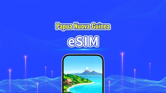 Papua Nuova Guinea | eSIM 4G | Pacchetto giornaliero/dati | Addebito ogni 24 ore | 7-30 giorni | Codice QR