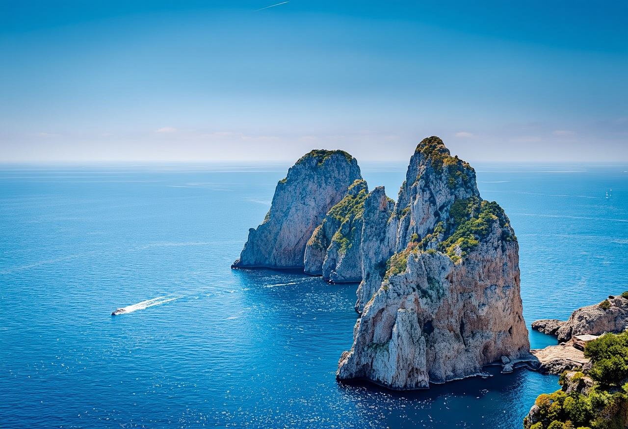 Capri boat tour with optional stop at the Blue Grotto