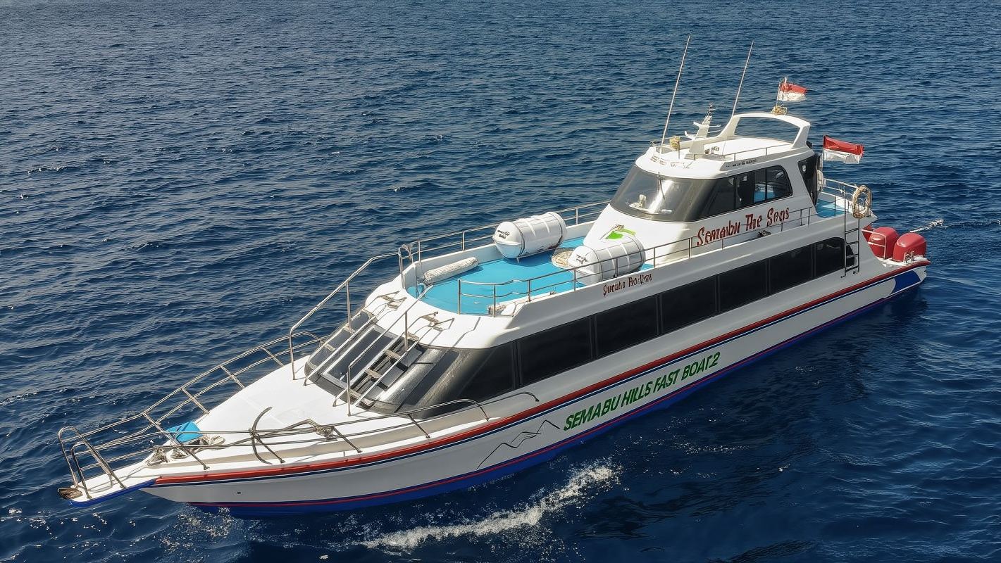 Biglietto per la barca per Nusa Penida [Biglietto per la barca sola andata per Nusa Penida, biglietto per la barca andata e ritorno per Nusa Penida] Semabu Hills Fastboat - Viaggio rapido e diretto · Sicuro e senza preoccupazioni · Flessibilità nella pianificazione