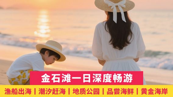 [中青旅金石灘一日遊] 地質公園+體驗漁船出海不滿意可退