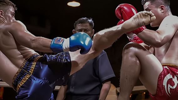 Mira un partido de Muay Thai en Kalare Night Bazaar en Chiang Mai