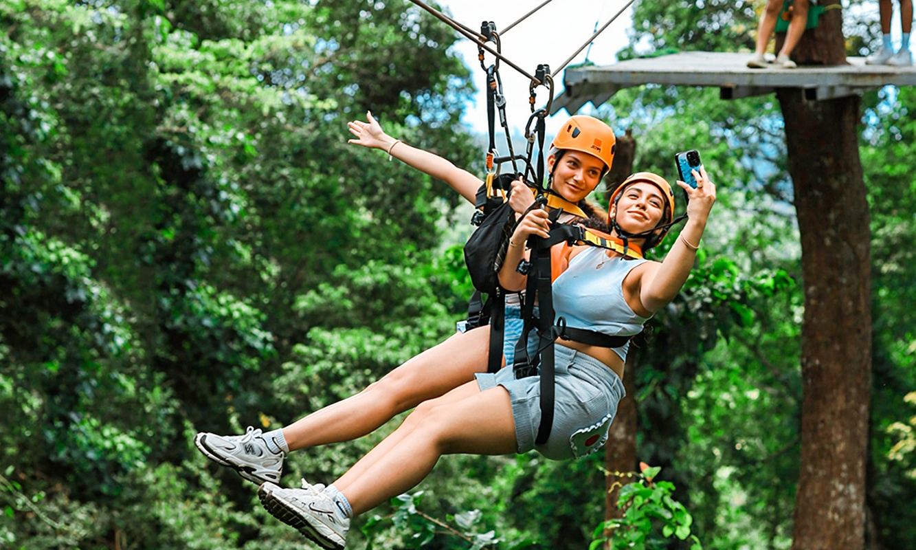 Koh Samui: Hawk Adventure Ziplining Aerial Walkway in Nathon