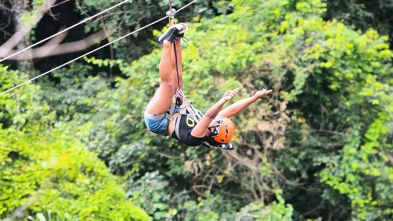 Combo Zipline & Waterfalls