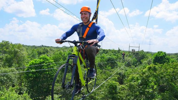Puerto Morelos: Tour en tirolesa por la selva