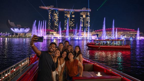 Singapore Starry Night Cruise : Spectra by Boat & Garden Rhapsody