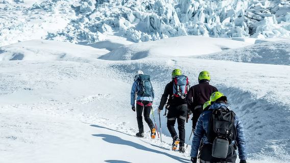Tour del ghiacciaio Skaftafell in Islanda (escursione a piedi + grotta di ghiaccio + partenze da ottobre ad aprile)
