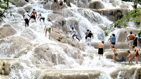 Blue Hole plus Secret Falls & Dunn's River Falls from Grand Palladium