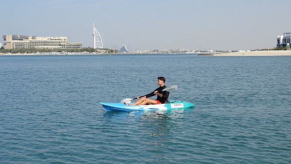 Single-seat Kayak Rental on The Palm Jumeirah - One Hour