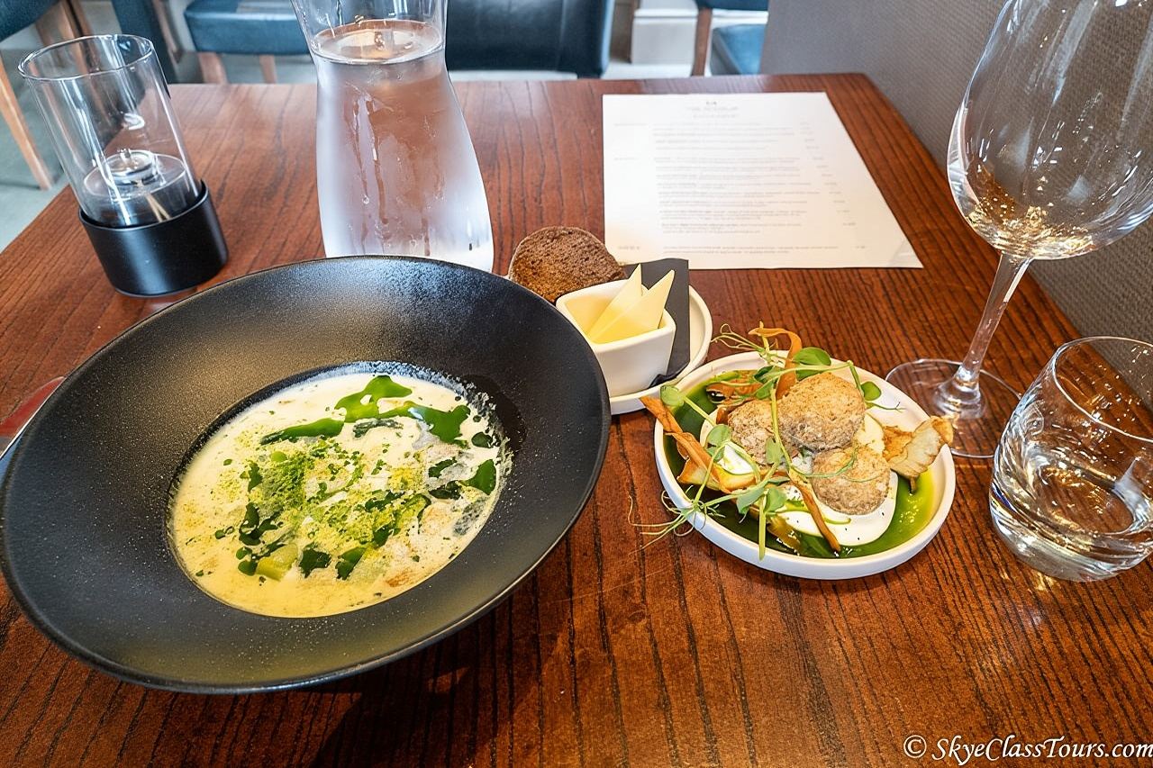 Recorrido gastronómico premium personalizado por Edimburgo con platos de la más alta calidad