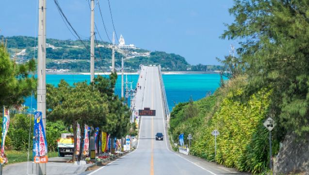 沖縄北万座岬+美ら海水族館+アメリカンビレッジワンデーツアー【1名グループ|入場チケット込み