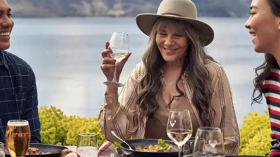 BBQ Food on TSS Enslow, Queenstown, New Zealand 2196