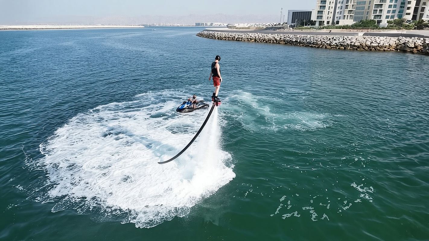 Muscat: Flyboarding Wave Adventure at Al Mouj Marina