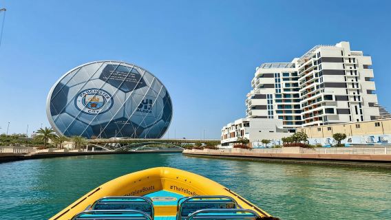 Abu Dabi: Recorrido turístico guiado en lancha rápida