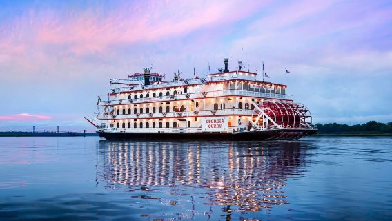 Savannah: Crucero con cena buffet y espectáculo en vivo