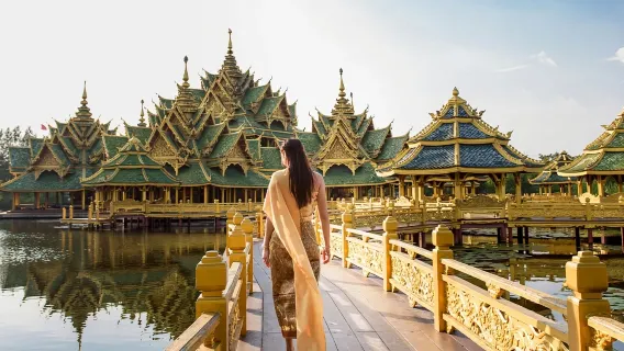 Dagsrejse i Bangkok: Wat Paknam + Erawan Museum + Ancient City (Muang Boran)