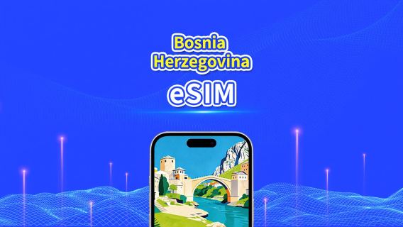 Bosnia y Herzegovina 5G/4G eSIM | Paquete diario/Paquete de datos | Facturación cada 24 horas | 1-30 días | Código QR