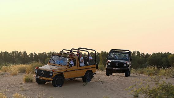 Dubai: safari mattutino nel patrimonio storico in Vintage G Class e Al Marmoom Oasis