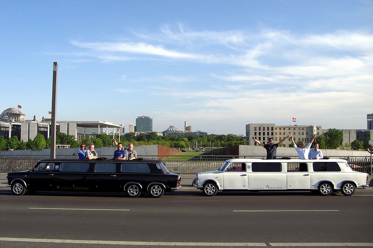 Tour privado: Berlín en limusina Trabant