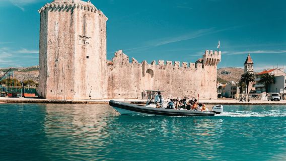 Tour di mezza giornata in motoscafo a Trogir, isola di Solta e Laguna Blu in Croazia|nuoto e snorkeling