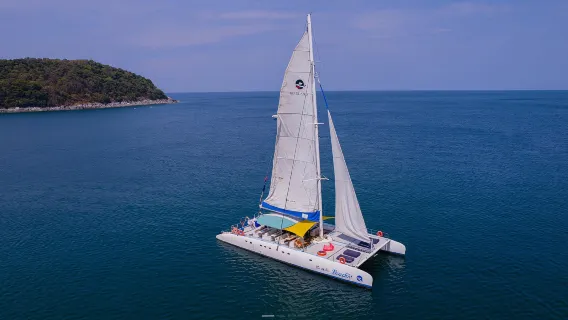 Featured tour starting at 62474 THB: Phuket Island Hopper (Thailand) experience diving and snorkeling for 5-9 hrs [Phuket Island Hopper Sicily Blueket private cruise to Coral Island/Honeymoon Island/Racha Island]