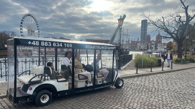 กดานสค์: ทัวร์ชมเมือง 2 ชั่วโมงพร้อมไกด์สดโดยรถบักกี้/รถกอล์ฟ