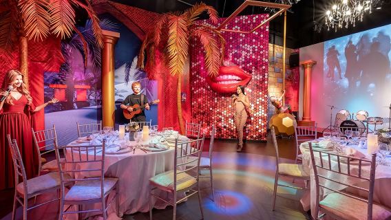 Dubai Madame Tussauds Museum tour & Marina Dhow Dinner Cruise with Private Transfers