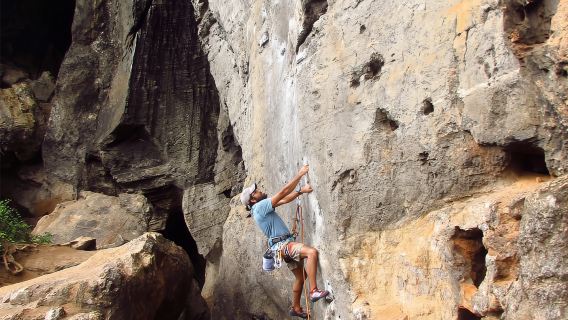 Krabi : Initiation à l'escalade d'une demi-journée à Railay Beach