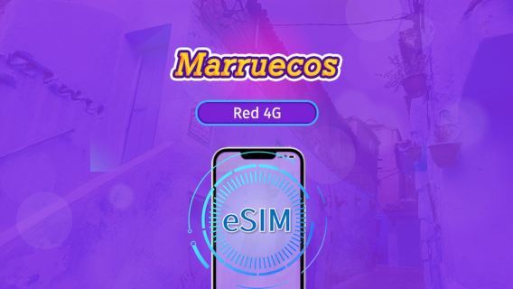 Marruecos | eSIM 5G/4G | Plan Completo | Facturación cada 24 horas | 30 días | Código QR