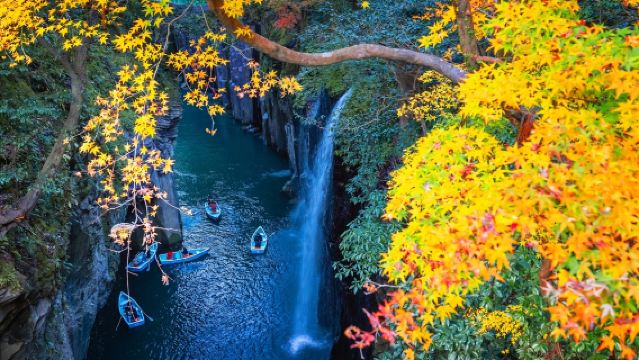 福岡熊本阿蘇山+草千里+高千穗一日遊【可選12人小團/酒店上門接送|中文服務|純玩】