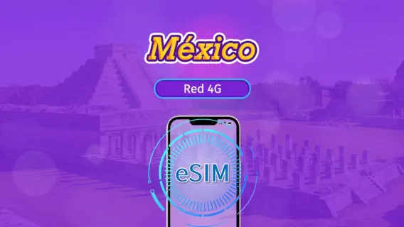 eSIM México | Compatible con ChatGPT y TikTok | Paquete diario / Paquete de datos total | Facturación cada 24 horas | 1–30 días | Código QR
