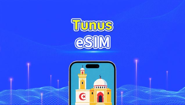 Tunus eSIM | 5G/4G | Yüksek Hızlı İnternet | 24 Saat | 1-30 Gün Arası Seçenekler | QR Kodu