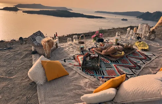 聖托里尼私人日落野餐體驗