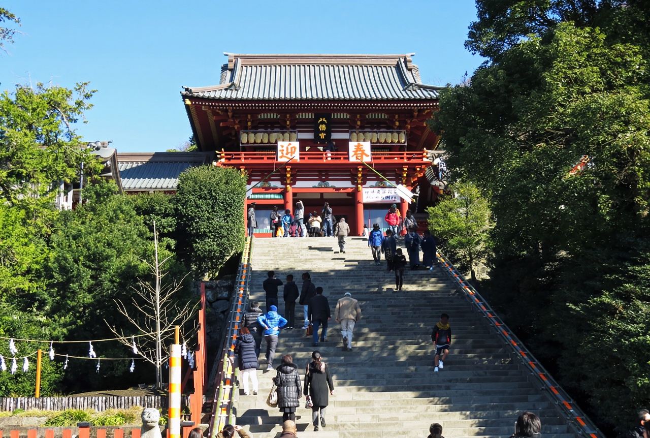 Tsurugaoka Hachimangu + Komachi St + Hasedera + Kotoku-in + Enoshima one-day tour