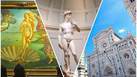 Florence full-day tour with David, Uffizi and Ponte Vecchio