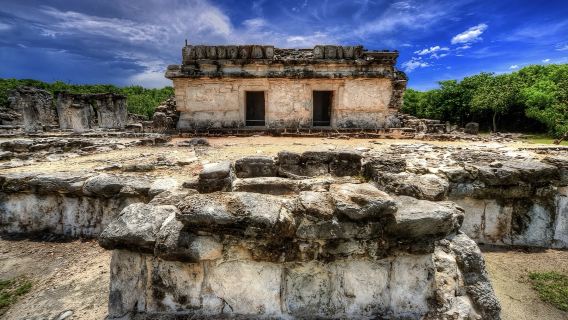 墨西哥坎昆-圖盧姆圖倫古城+藍色天坑【普通話專車-舒適純淨】