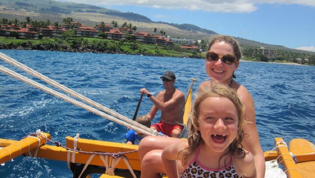 Hawaiianisches Kanuesegeln-Erlebnis auf Maui