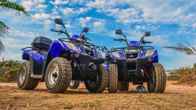 Quad ride on the hills of Hammamet