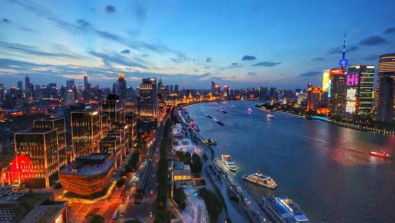 【當天可訂豪華夜遊】上海黃浦江遊覽夜遊船－精品夜遊線路－外灘