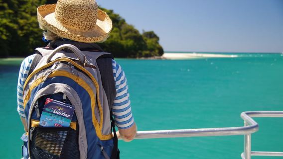 Abel Tasman: Sea Shuttle Cruise and Walking Tour Combo