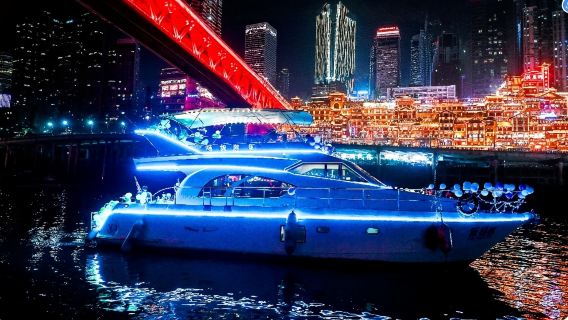 【重慶遊艇包船】重慶遊艇62尺三層飛橋豪華遊艇3.5小時包船