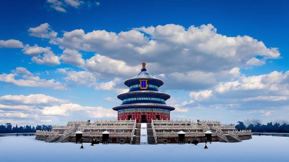 ทัวร์วันเต็มปักกิ่ง: หอสักการะฟ้าเทียนถานและพระราชวังฤดูร้อน