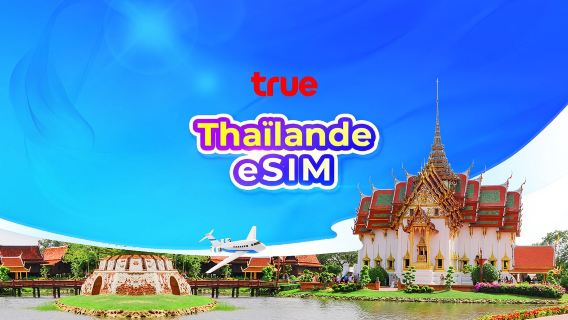 eSIM 5G Truemove Thaïlande : TikTok et ChatGPT disponibles | Installation dans l'application | Facturation 24h/24 | Code QR