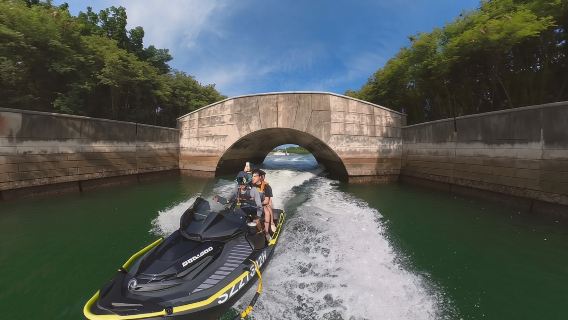3 uur durende eilandenexcursie met jetski in Singapore