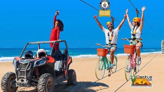 Beach UTV & Sky Bike COMBO in Cabo by Cactus Tours Park