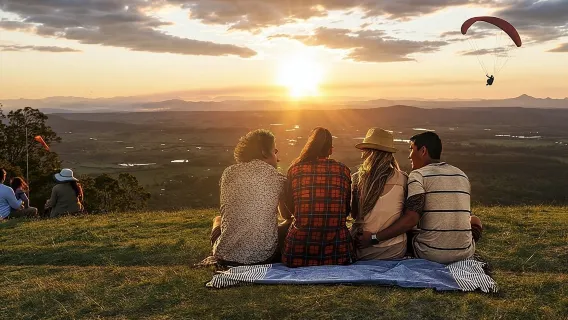 Tour di degustazione di vini sali e scendi al monte Tamborine