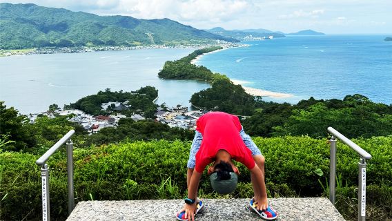 Une excursion d'une journée de Osaka/Kyoto : Amanohashidate + Ine Funaya (traversee en telepherique et nourrissage des mouettes)