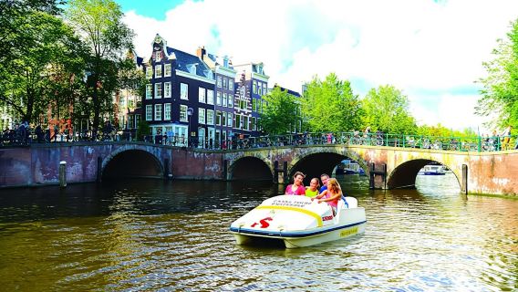 Amsterdam canals Pedal Boat ride