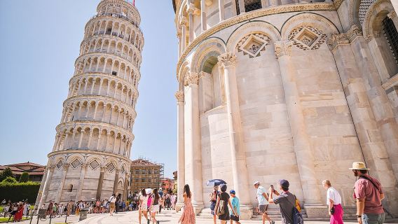 ทัวร์ครึ่งวันปิซา, จัตุรัส Piazza dei Miracoli และมหาวิหารแห่งอิตาลี|การปีนหอคอยเสริม|หลาย รอบ และหลายวิธีในการเล่น